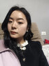 潮典s925银项链女锁骨链简约银链子细款盒子链颈链裸链串珠链穿平安扣 925银可调节O字链【白金色】 实拍图
