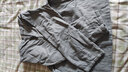 无印良品 MUJI 女式 新疆棉法兰绒 罩衫 29AC727 灰色 L 实拍图