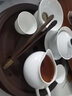 祥业大茶夹家用竹制单个功夫茶具配件防滑茶杯茶叶夹子茶镊子茶道工具 竹钉-黑檀木茶夹H款 实拍图