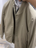 七匹狼夹克男秋季棒球领外套男士商务通勤简约单茄克衫防风衣男装棒球服 卡其-25新款升级三防抗静电 2XL (180) 实拍图