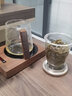 介屋 恒温杯垫办公室加热杯垫保温底座恒温宝速热可烧水加热100度调温 知秋恒温宝(胡桃色)+回闻杯 实拍图