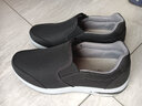 拾映正宗老北京布鞋男款高档休闲爸爸鞋中老年健步鞋防滑一脚蹬老人鞋 四季男款黑色 38 实拍图
