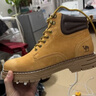 骆驼（CAMEL）休闲增高厚底户外工装男士大黄靴 G13W076024 沙漠黄/咖啡 39  实拍图