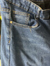 罗蒙（ROMON）牛仔裤男秋冬季裤子男士直筒裤男裤休闲长裤 浅蓝色加绒 34 实拍图