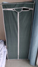 索尔诺（SuoErnuo） 布衣柜简易衣柜宿舍卧室衣服柜大号防尘家用组装出租房布衣柜 8501银灰色【长70宽45高155】 实拍图