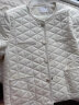 娅丽达小香风菱格保暖棉服女2023冬季新款高级感气质撞色棉衣外套 米色(I0)-奶杏色 XL 晒单实拍图