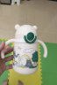taoqibaby婴儿保温杯水杯儿童吸管杯水壶宝宝学饮杯316不锈钢防摔水杯奶瓶 实拍图