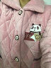 韩悦琦情侣睡衣女冬季加绒加厚保暖睡衣男青少年冬天家居服夹棉袄棉服潮  ZIF2219男款 灰色 连帽 主图色 L 实拍图