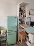 金松（JINSONG）133升彩色复古冰箱家用厨房双门节能保鲜冷藏冷冻小型电冰箱BCD-133R 抹茶绿 晒单实拍图