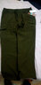 吉普JEEP工装裤男春秋季速干裤宽松户外服装冲锋裤男装多口袋裤子男直筒长裤男休闲裤男 军绿中厚款 2XL 实拍图