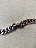 罗泰老银匠925银霸气男士复古手链潮时尚个性马鞭链刻字手环 手链长21cm（适合手腕周长19cm） 实拍图