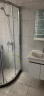 法恩莎（FAENZA） 简易淋浴房 FL18D42-1黑色淋浴房含石基冲凉房洗澡房 铬色尺寸长1000*长1000*高1950 晒单实拍图