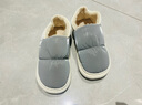 百慕倾臣【羽绒防水 静音蓄热】棉拖鞋女室内外穿家居简约防滑月子棉鞋男 深灰 42-43 (265mm) 适合41-42 实拍图