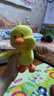 网红同款抖音跳舞小黄鸭大黄鸭毛绒玩具公仔布娃娃玩偶睡觉抱枕送女生女友520七夕情人节节生日礼物礼品 如图 30厘米【送海豚挂件】 实拍图
