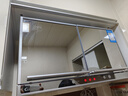 康宝（Canbo）消毒柜 家用 壁挂式小型台式厨房碗具厨卫餐具碗筷消毒碗柜幼儿园双开门二星级消毒高温国标消毒柜 二星级 50L 丨镜面玻璃面板 实拍图