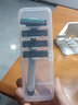 吉列（Gillette）威锋2手动剃须刀男士刮胡刀老式双层刀片原装 5刀头1刀架-吉列50g须泡+收纳盒 实拍图