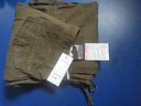 贵迎春秋款纯棉户外休闲裤男士工装裤宽松多功能男直筒多袋裤大码长裤 军黄色 M 2尺4 实拍图