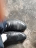 奥康男鞋 冬季保暖加绒棉鞋舒适真皮棉皮鞋男短靴绒毛商务休闲高帮鞋 黑色105011024LH 43 实拍图