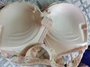 浪莎内衣女前扣无肩带聚拢防滑纯欲蕾丝无钢圈隐形文胸美背婚纱用胸罩 实拍图