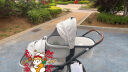 UPPAbaby VISTA V2双胞胎婴儿推车可坐可躺 高景观双向双人宝宝车 白灰色ATH【双座位+双睡篮】 晒单实拍图