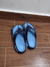 回力（Warrior）人字拖鞋男士沙滩鞋轻便舒适塑胶男鞋颗粒按摩拖鞋男 蓝色 41 实拍图
