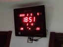 康巴丝万年历电子显示屏2025新款挂墙北斗卫星自动对时钟表客厅学校时钟 50*38cm节气数码 24英寸 实拍图