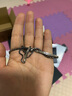 柯芙尼 S925银情侣手链一对男女款手环异地恋 圣诞节礼物送女生女友老婆 有你带字版(一对) 实拍图