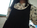 兰威费雷可爱日系软妹桔梗复古黑色背带jk连衣裙女小个子初恋甜美学生夏季 衬衫+连衣裙 S （75-95斤） 实拍图