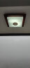 中式led客厅吸顶灯现代简约古典实木方形卧室房间中国风羊皮灯具 30*30cm白光15瓦限购一个 实拍图