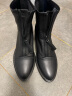 爱步（ECCO）靴子女 女鞋冬季粗跟女靴显瘦通勤短靴 型塑212333 黑色21233351052 38 晒单实拍图