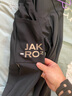 捷酷（jakroo）秋冬EX-ONE第四季男士抓绒背带长裤紧身温控技术储物侧兜骑行裤 黑色（第四季） M 实拍图