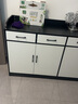 巢组（CHAOZU） 巢组 餐边柜简约现代储物柜厨房柜备餐柜茶水柜可放水桶经济型 黑白160cm 实拍图