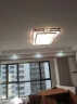 灯诺堡 客厅灯吊灯2024新款中式灯具长方形卧室led现代简约大气 110*70CM-三色全光谱光源 晒单实拍图