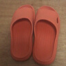 惠夫人拖鞋女夏季居家室内厚底情侣男家居拖洗澡防滑浴室软底家用凉拖鞋 纯色款 黄色 38-39 (适合37-38码穿) 实拍图