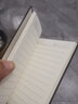 思进 肤感皮面笔记本子加厚皮质记事本工作商务办公人士简约a5会议记录本文艺精致复古日记本办公用 A6-160页【黑色】 实拍图