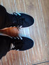 回力运动鞋男鞋春秋季软底网面鞋男士黑色跑步鞋椰子旅游休闲鞋子男 0486黑白 39 实拍图