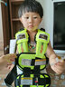 艾适（RideSafer）进口美国安全座椅GEN5儿童穿戴式便携式简易可折叠增高垫3-12岁 动感黄（小号）【身高 86-132cm】 实拍图