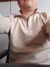 罗蒙长袖T恤男士上衣半拉链套头纯色棉质春秋季打底衫卫衣内搭休闲装 实拍图