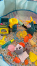 村田稻夫 儿童沙池玩具套装 挖沙子玩具 彩砂儿童沙 宝宝玩沙子家用围栏沙 游乐池1米+爬行垫+仿陶沙 实拍图