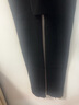 浪莎儿童打底裤女童秋冬加绒加厚保暖九分裤弹力宝宝中大童百搭潮流长裤 黑色-中厚 140（建议身高130-140） 实拍图