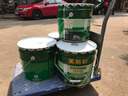 美易彩水性丙烯酸地坪漆室内外家用环保耐磨防水防滑翻新改造水泥地面漆 天蓝色【送工具（毛刷+滚筒）】 10L【可涂刷50平方一遍】 实拍图