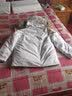 雅鹿羽绒服男女同款新款貉子毛领情侣装加厚保暖派克服保暖防寒外套NR 白色-女 L /175 实拍图