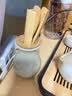 聚誉 汝窑茶道六君子配件茶夹茶勺茶针工具 哥窑茶道六君子-米黄葫芦 实拍图