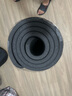 悦步男士健身垫初学者瑜伽垫加厚加宽加长防滑运动训练隔音地垫家用 坚毅黑【含绑带+网包】 200*80cm【厚度20mm】 实拍图