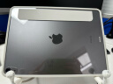 堡立 ipadpro保护壳套苹果平板Air5透明磁吸带笔槽亚克力三折全包防摔硅胶硬壳软边框保护套 科技灰 iPad Air4/Air5（10.9寸通用） 实拍图