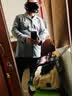 芬腾睡衣男士春秋款纯棉长袖开衫翻领全棉休闲空调房家居服套装 深灰 3XL 实拍图