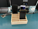普单手机收纳盒木质桌面多格管理存办公会议教室学校手机管理盒 原木色12格【无需组装】 实拍图
