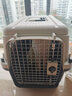 HZPET国航猫咪航空箱南深航飞机托运狗狗铁窗宠物外出便携车载旅行箱子 升级2号：61×40×41cm 双拼色 金属窗 实拍图