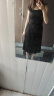 圣保美黑色吊带连衣裙夏季2024新款女装显瘦高级感气质赫本风长裙子夏天 黑色 M码 晒单实拍图