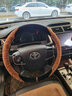 短毛绒方向盘套冬季汽车把套凯美瑞卡罗拉RAV4致享CHR威驰雷凌致炫汉兰达车把套 咖色-植绒曲线款 实拍图